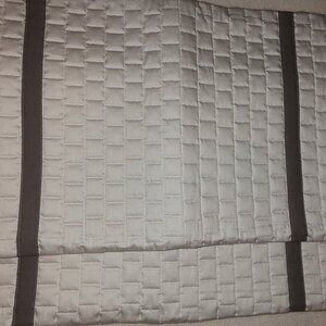 DEA 100% EGYPTIAN COTTON BOUDOIR SHAMS MADE IN ITALY QUILTED FABRIC CUSTOM NEW